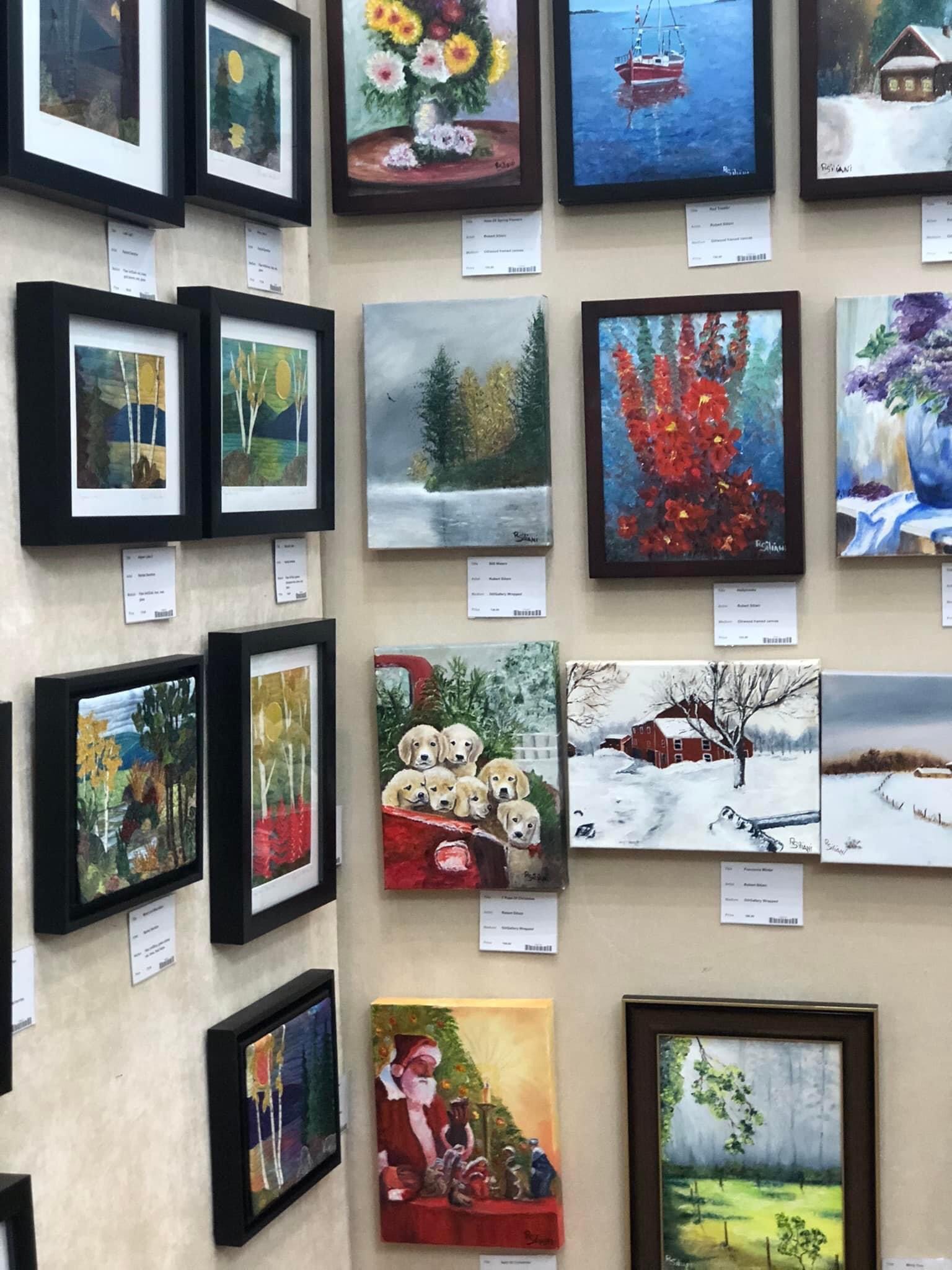 go to the malvern retreat house art show on thru sunday afternoon