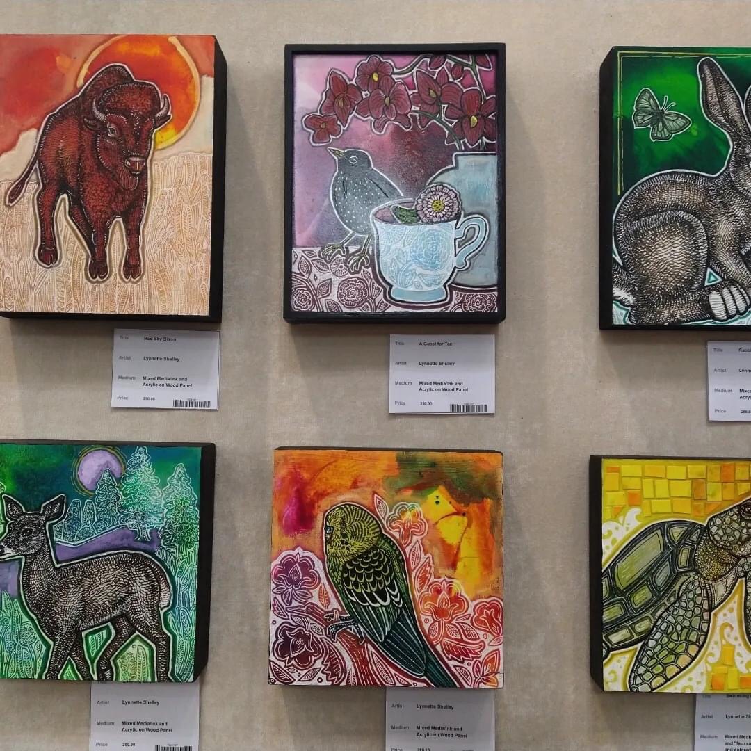 go to the malvern retreat house art show on thru sunday afternoon